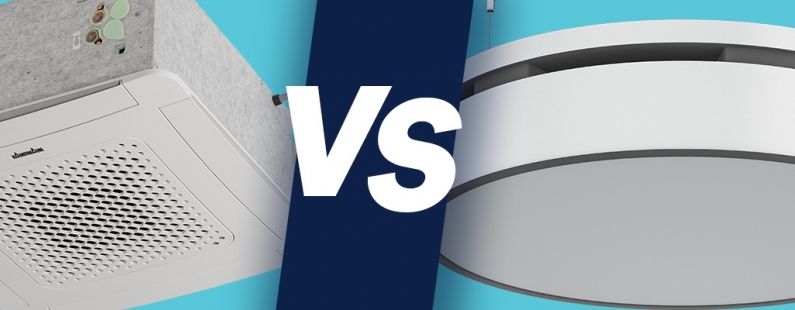 Usporedba stropnih kazeta i stropnih jedinica — koja rješenja pružaju optimalnu učinkovitost u klima